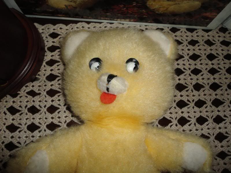 Antique Old Yellow Teddy Bear With Tongue Very Rare | Jadees Antique